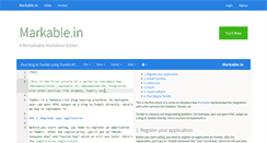 Desktop Screenshot of markable.in